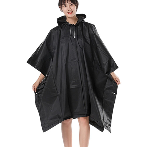 Imperméable EVA polyvalent pour adultes, couverture-Noir