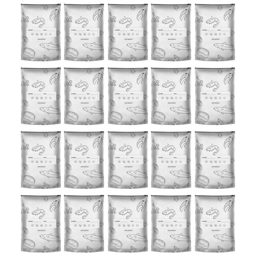 Sacs à fermeture éclair en papier d'aluminium-20 grande taille