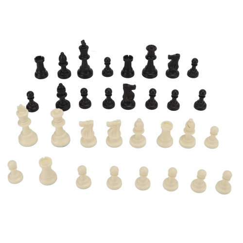 PP Chess Pieces Replacement Set, 75mm Height, For Party & Camping 1