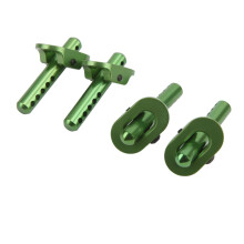 Easy-Install Green Aluminum Body Posts for ARRMA Granite 1/10