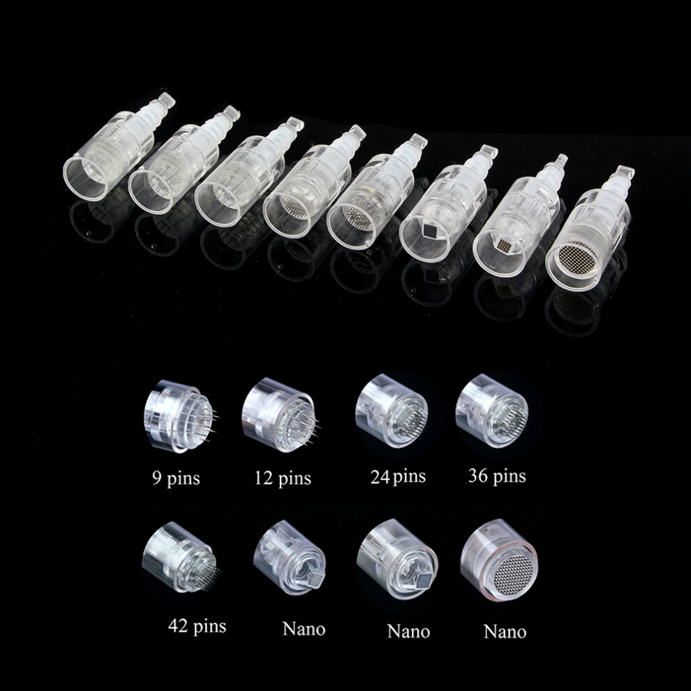 10pcs Micro Needle Cartridge Replacement for Derma Pen, 8 Pin Options
