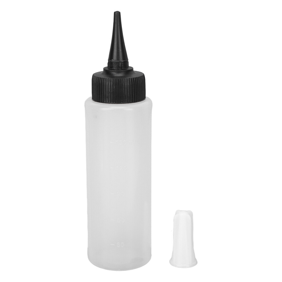 3 Pack Refillable Hair Dye Applicator Bottles 150ml Salon Squeeze with Cover