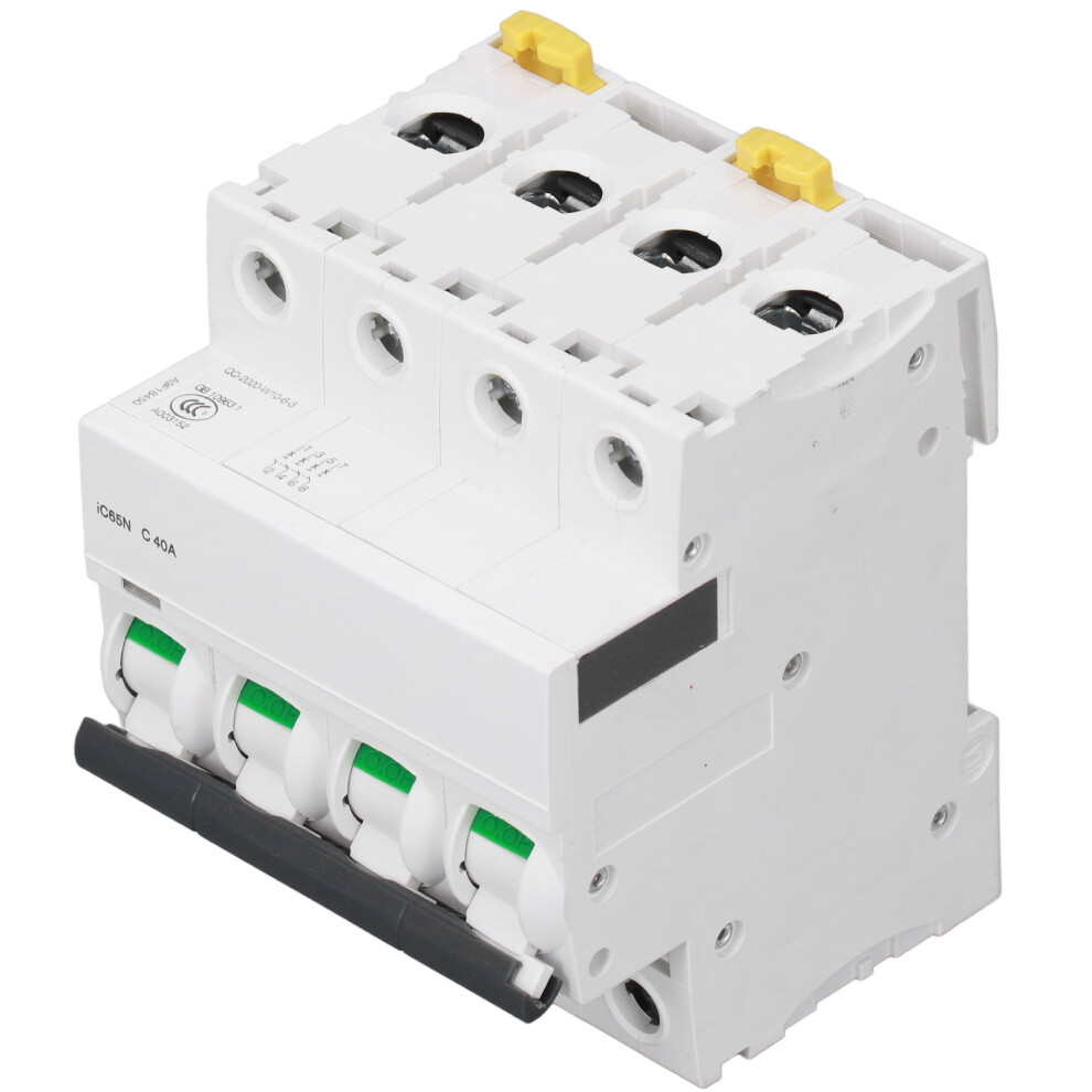 4P Miniature Circuit Breaker 400V 6000A Pa66 Din Rail C40a 4691357686854