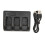 AHDBT-801 Chargeur USB portable à 3 canaux 12
