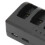 AHDBT-801 Chargeur USB portable à 3 canaux 3
