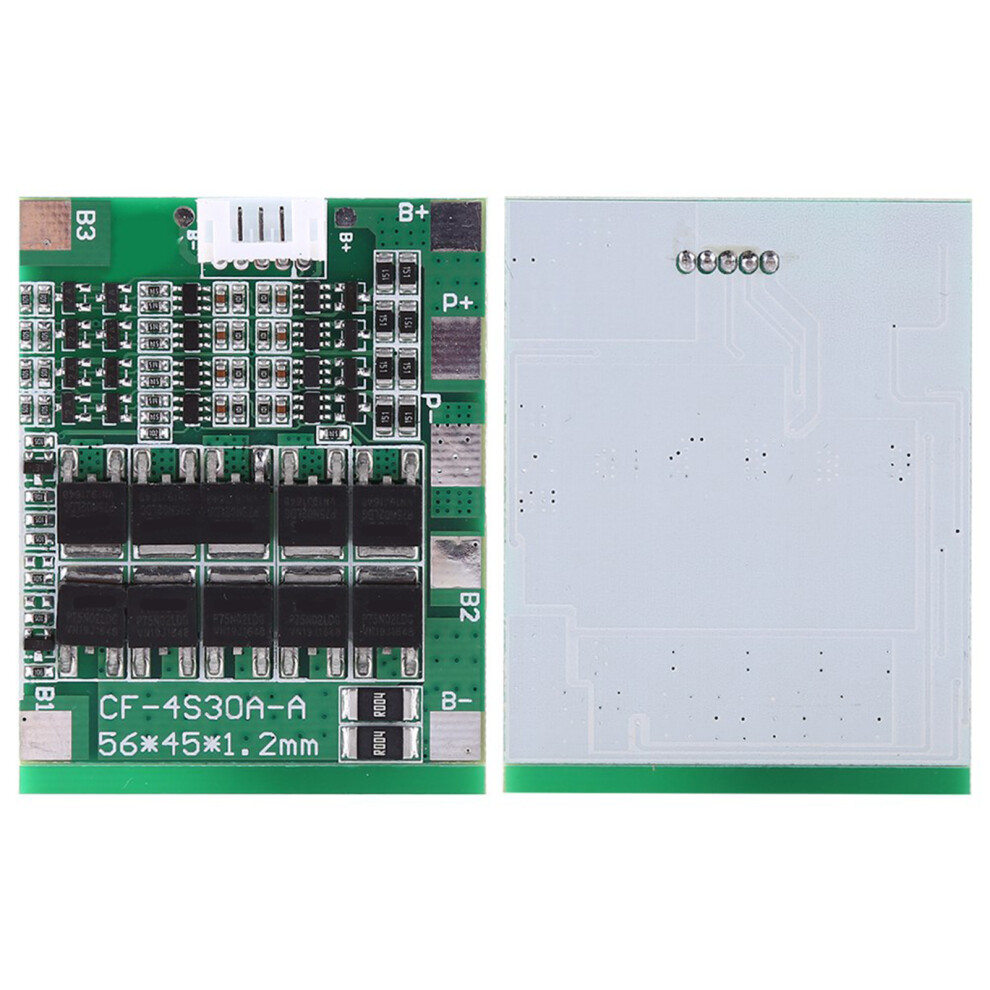 4S 30A 14.8V Li-Ion Lithium 18650 Battery Bms Pcb Protection Board Balance 6911357688404
