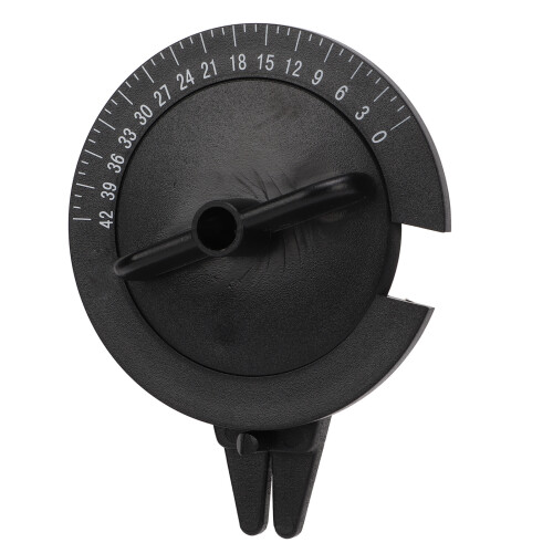 Plastic Badminton Racket Tension Calibrator, Black, 91g