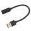 Câble USB-A vers USB-C plaqué or 20 cm 5 Gbps USB 3.0 12