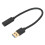 Câble USB-A vers USB-C plaqué or 20 cm 5 Gbps USB 3.0 14