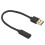 Câble USB-A vers USB-C plaqué or 20 cm 5 Gbps USB 3.0 10