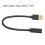 Câble USB-A vers USB-C plaqué or 20 cm 5 Gbps USB 3.0 9