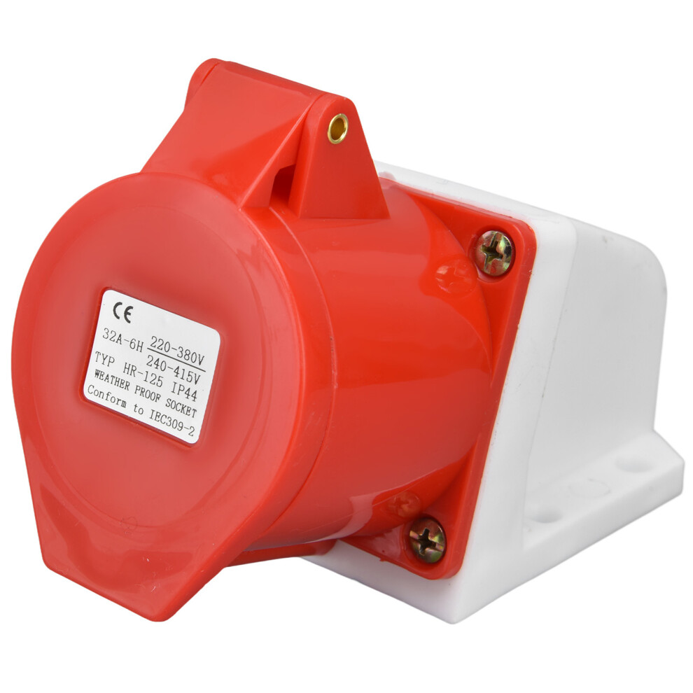 Industrial Brass Cee Power Outlet Surface Mount Ip44 220Â380V 240Â415V 9371357688090