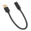 Câble USB-A vers USB-C plaqué or 20 cm 5 Gbps USB 3.0 7