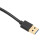 Câble USB-A vers USB-C plaqué or 20 cm 5 Gbps USB 3.0 8