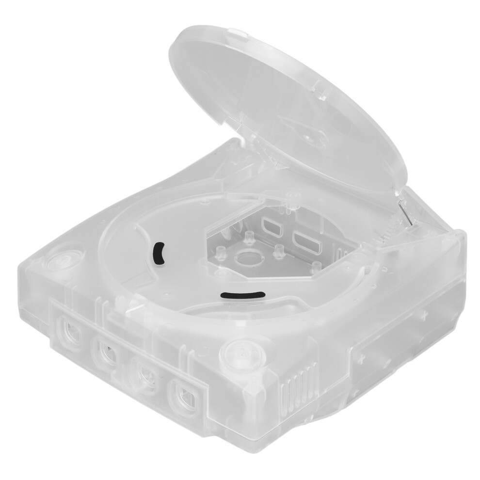 Translucent Plastic Housing Shell For Dreamcast Dc Console With Stand 9331357689671