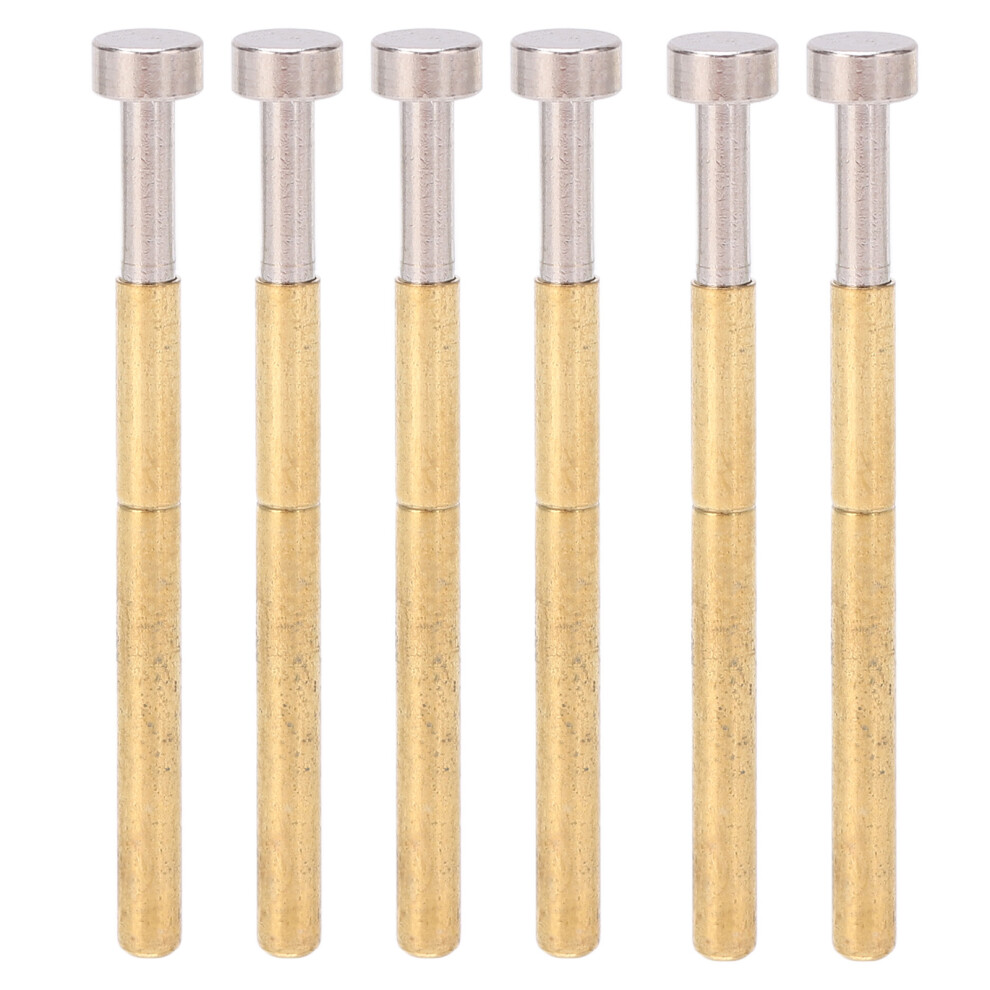 Brass Pogo Pins 100Pcs Test Probes Spring Flat Head For Pcb Testing 2.36Mm Size 9491357690050