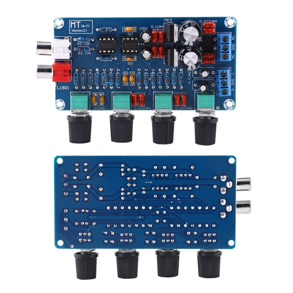Sound Enhancer Ne5532 Preamplifier Board With Volume & Tone Adjustment Au 9491357691590