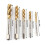 High-Quality Titanium HSS Screw Taps 5pc Set M3-M8 Spiral Thread Cutting Tools 2