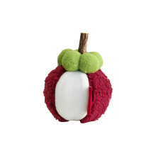 Simulatie Fruit Pluche Kauwspeelgoed Voor-Vette mangosteen