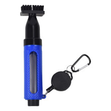 Golf Club Cleaner Multifunctional Cleaning Brush For Handle Change And Practice Area Blue