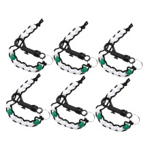 Golf Bead Counter 6-Pack Plastic Golf Shot Score Counter Bracelets With Clip Accessories For Men Women Kids