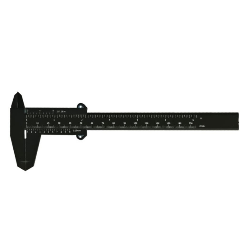 Black Eyebrow Ruler Measure Tool With Sliding Vernier Caliper Tattoo Makeup Stencil Brow Mapping Tool
