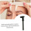 Eyebrow Ruler Measure Tool With Sliding Vernier Caliper Black Tattoo Makeup Stencil Brow Mapping Tool 3