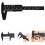 Eyebrow Ruler Measure Tool With Sliding Vernier Caliper Black Tattoo Makeup Stencil Brow Mapping Tool 4