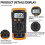 A830L Digital Multimeter AC/DC 600V Voltmeter Current Diode Resistance Frequency Temperature Tester Household Tools 4