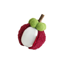Plush Fruit Cats Chewing Toy For Stimulating-Fat mangosteen