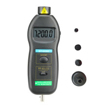 DT2236C Speed Detector Meter Tachometer Plastic Body LED Digital Display Optical Contact Tachometer 1 Unit