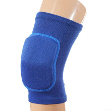 Compression Knee Pads Size S Blue 1 Pair Elastic Nylon Thick Sponge Padding For Comfortable Support In Ball Games