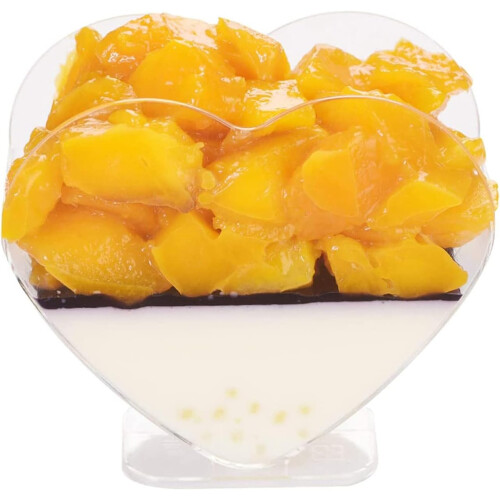 20pcs/set Plastic Dessert Cup Washable And Disposable Display 1