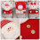 Festival-Esszimmer-Stuhlhussen,-Weihnachtsmann 6