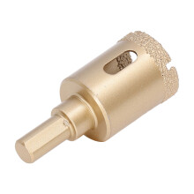 Mèche noyau diamant braisée pour scie-cloche 28mm 35mm
