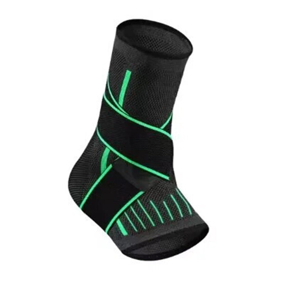 Adjustable Compression Ankle Support For Men And Women Running Hiking Basketball Ankle Brace Green Size L