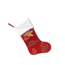 Elegante Weihnachtssocke mit gesticktem-Abschnitt B Weihnachten