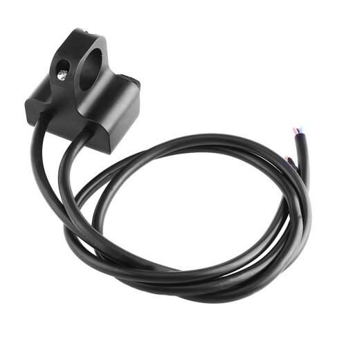 12V 16A CNC Aluminum Motorcycle Handlebar Headlight Switch, Black 2