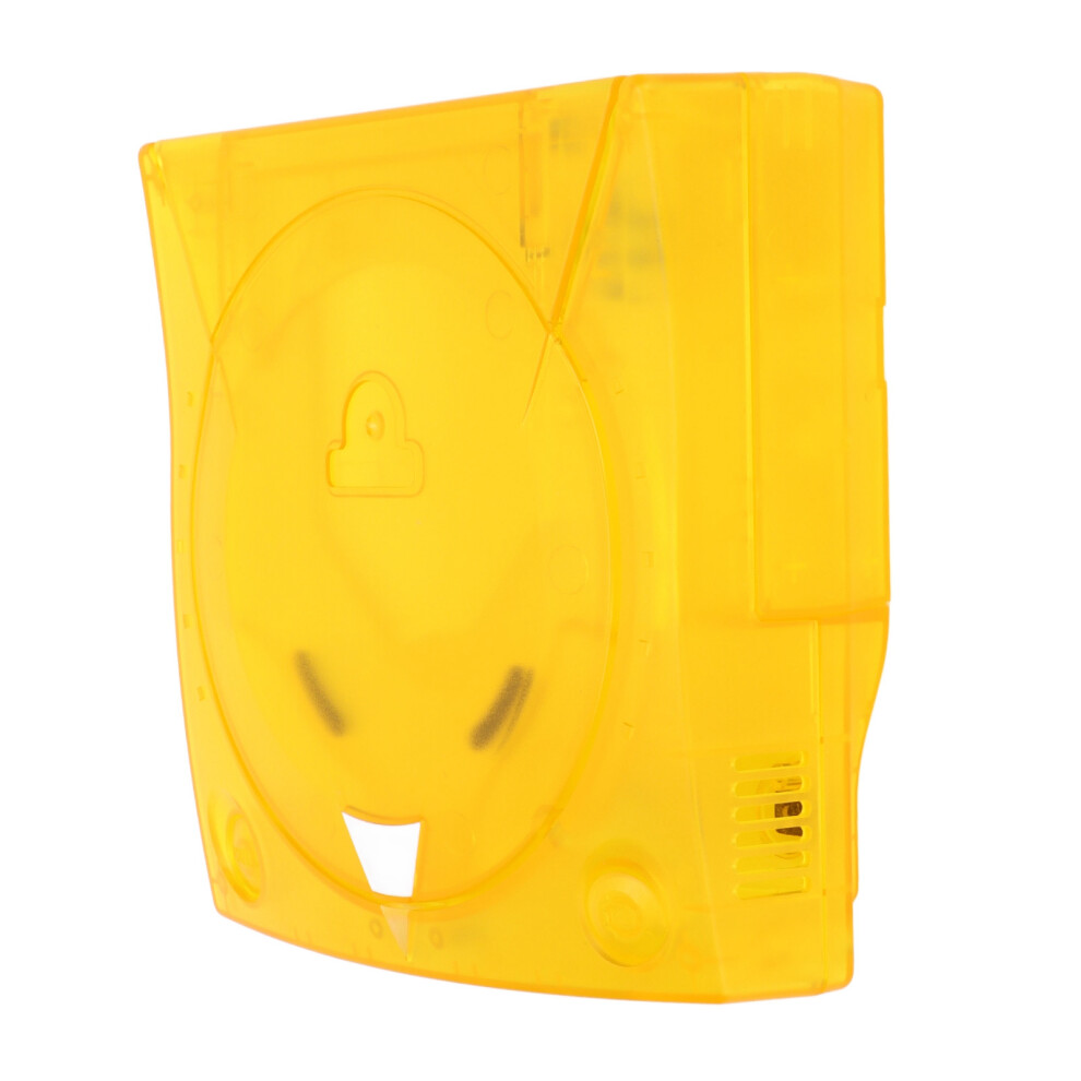 Translucent Plastic Housing Shell For Dreamcast Dc, Abs, Complete Set Yellow 9441357693353