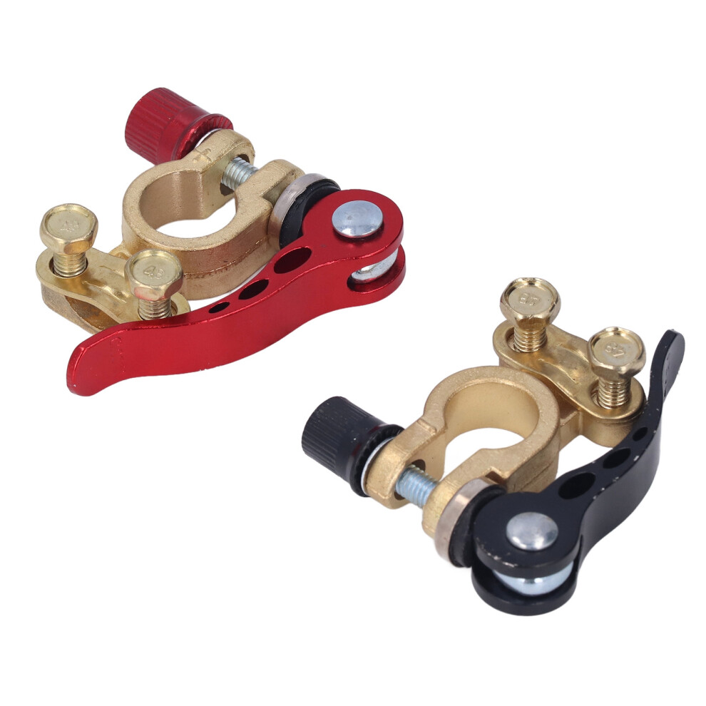 2Pcs Quick Disconnect Car Battery Terminal Clamps With Safe Power Off 6931357693505