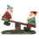 Gartenzwerg-Statuen-Set, wetterbeständig, 8