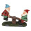 Gartenzwerg-Statuen-Set, wetterbeständig, 7