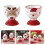 Decorative Santa/Elk Ceramic Eggs Cup Small-Christmas egg cups 2