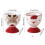 Decorative Santa/Elk Ceramic Eggs Cup Small-Christmas egg cups 4