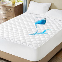 (Small Double) Waterproof Bed Sheet - Cooling Mattress Protector Cover – Elegant Extra Deep Quilted Bed Protection – Waterproof, Breathable,