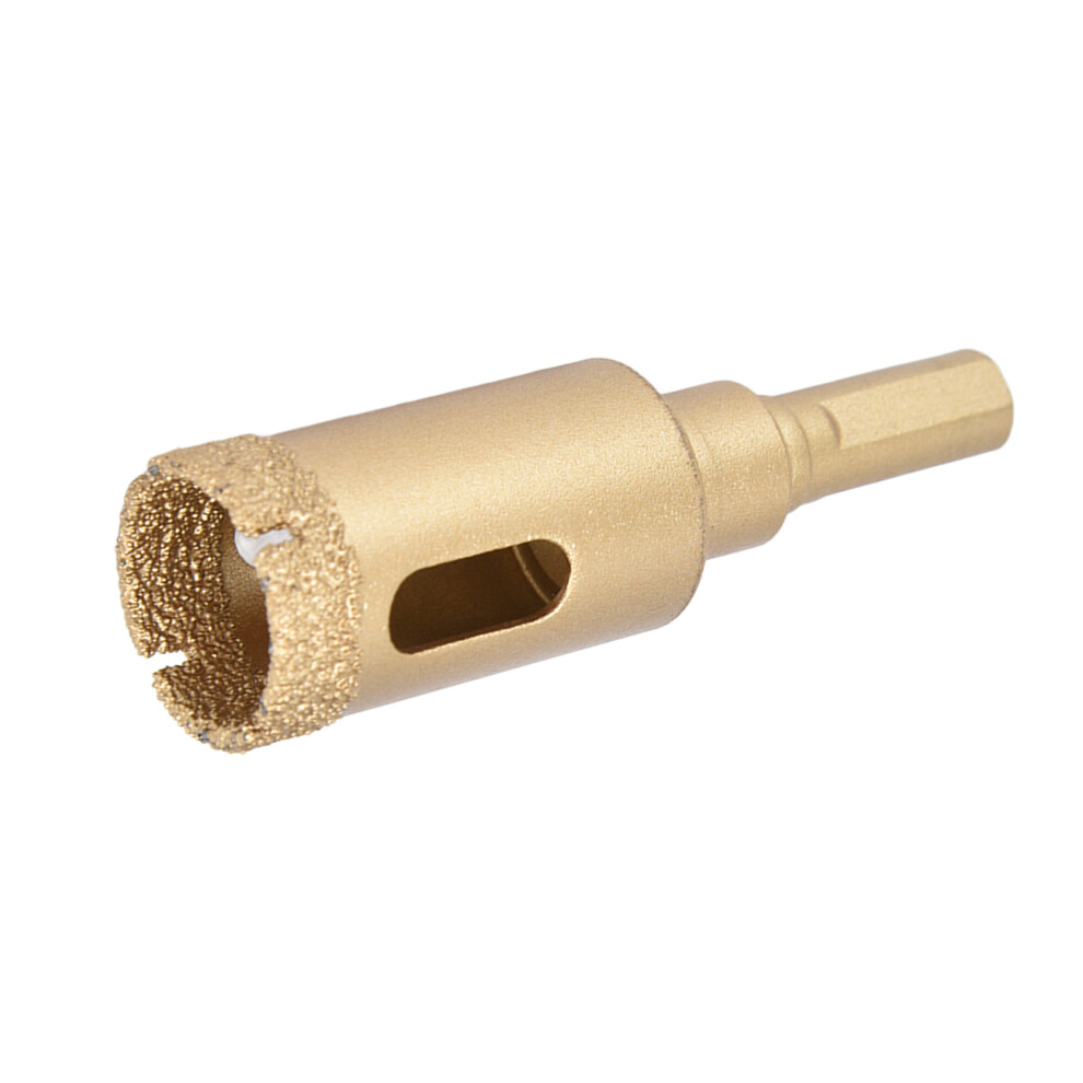 Diamond Hole Saw Cutter For Glass & Granite 20Mm Triangle Shank Drilling Tool 7641357695438
