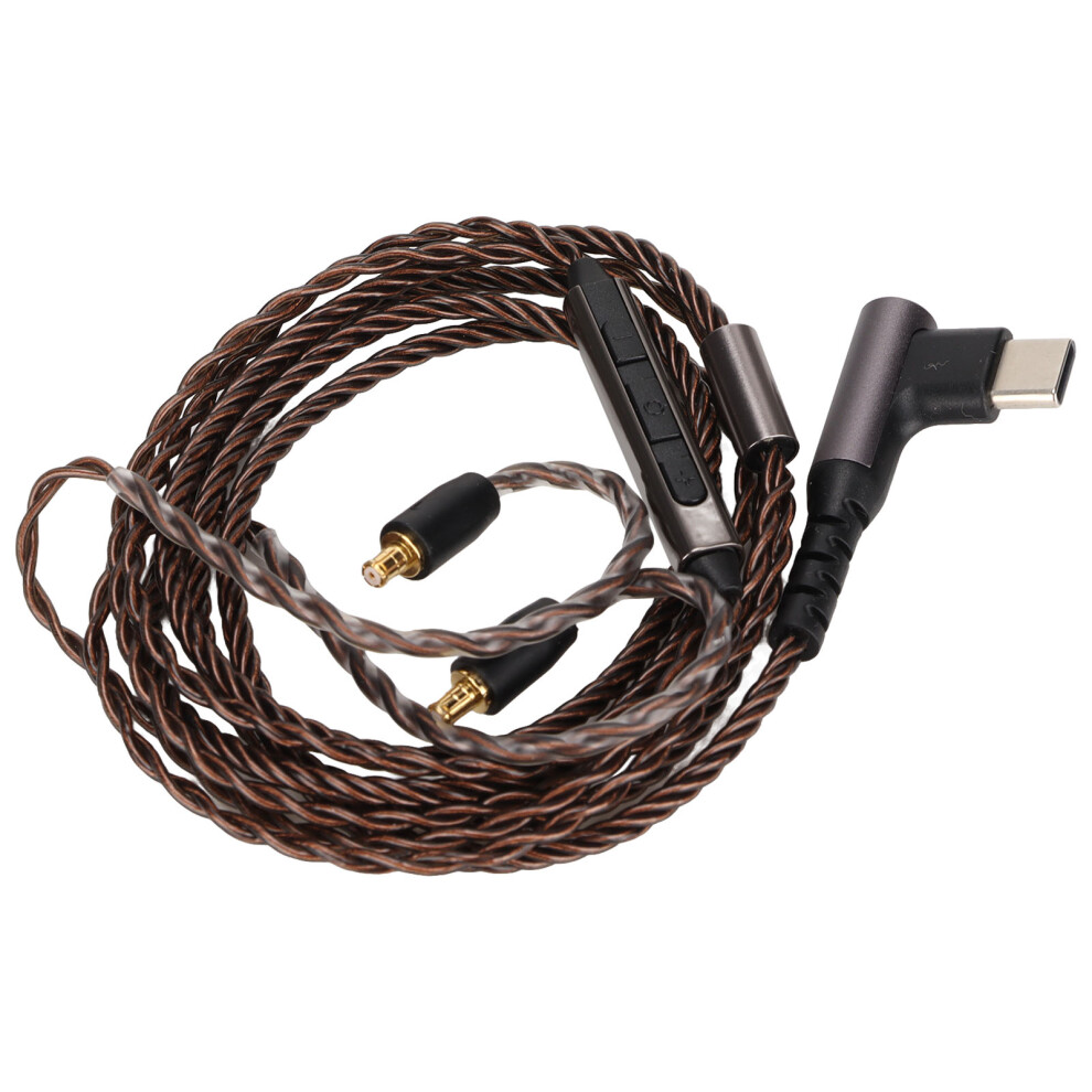 Ofc Copper Type C A2dc Earphone Upgrade Cable For E50 E70 Ls300 Bronze 7651357695789