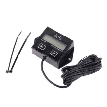 Kompaktes LCD-Tach-Stundenmesser für 2/4-Takt-Zündkerzenmotoren