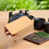 2Pcs Golden Tea Box Tinplate Bulk Tea Storage Organizer with Lid 4