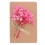 Bröllopskort Med Rosa 3D Torkade Blommor Julhälsningar 10
